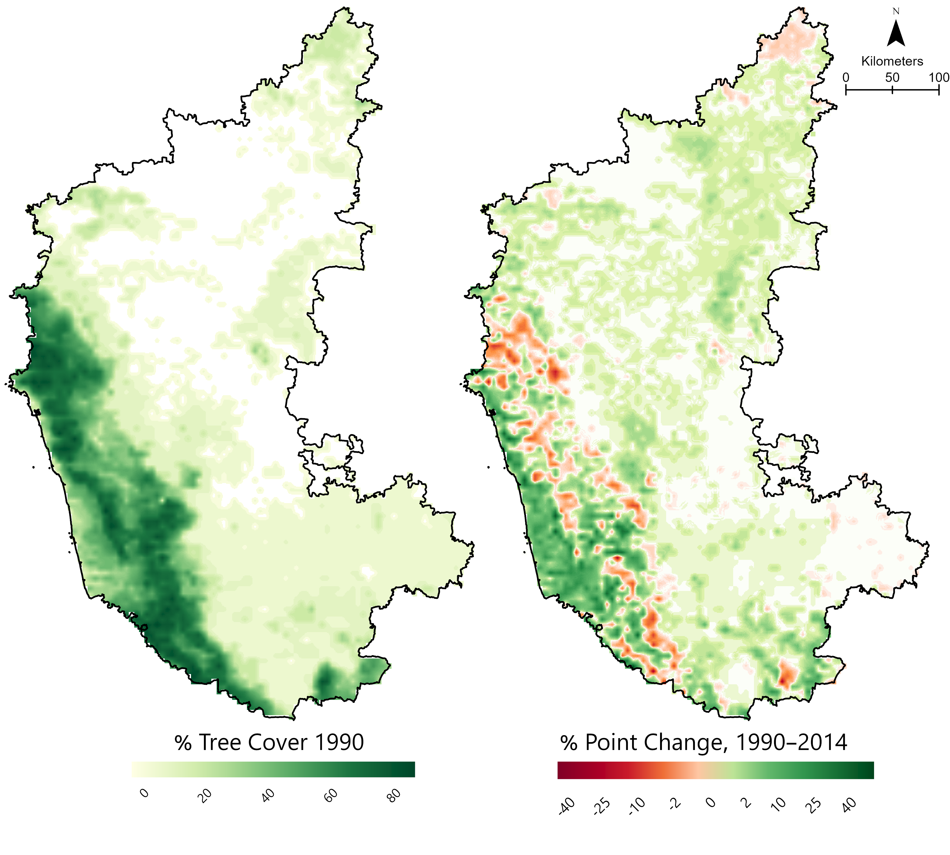 Forest cover change